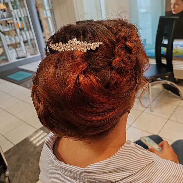 Damen Hochsteckfrisur - Luisas Hairfashion Referenzfoto Damen Hochsteckfrisur - Friseur Luisas Hairfashion Wetzlar